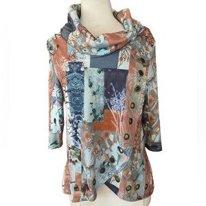 Multiples Cowl, Crossover‎ Thin Sweater